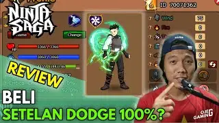 Eps #29 Review Setelan DODGE, Auto Ngehindar Kah?🔥 [Ninja Saga Indonesia 2020]