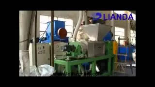 Plastic Film Squeezing and Pelletizing Machine