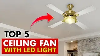 Top 5 Best Ceiling Fans With LED Lights In India 2025🔥 Best LED Lights Ceiling Fans🔥 Price 🔥Reviews🔥