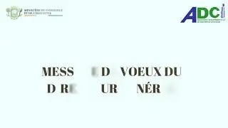 MESSAGE DE VOEUX DU DIRECTEUR GENERAL DE L'ADCI – ANNEE 2026