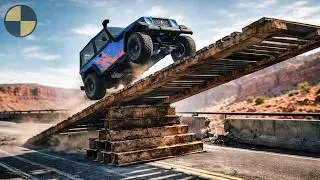 Cars vs Broken Bridge #2 😱 BeamNG.Drive