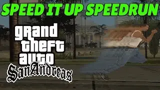GTA San Andreas FAST GAMEPLAY Speedrun - Speed It Up Cheat
