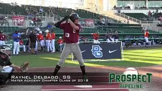 Raynel Delgado prospect video, SS, Mater Academy Charter Class of 2018