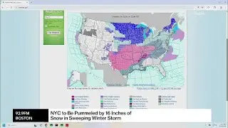 NYC Could See 16 Inches of Snow in Storm Sweeping Eastern US