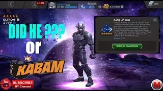 Ultron Classic Goes to Rank4??? - Marvel Contest of Champions