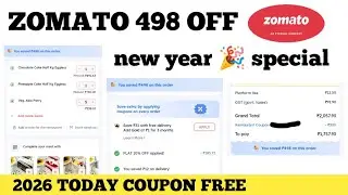 zomato 498 off || zomato coupon code today 2026 || zomato coupon code