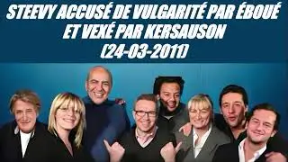 On va s'gêner - Steevy accusé de vulgarité par Eboué et vexé par Kersauson (24-03-2011)