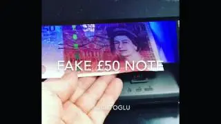 #Fake #&pound;50 #note #in #Bournemouth #and in #England #UK 🇬🇧
