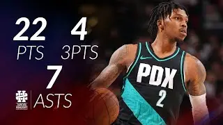 Caleb Love 22 pts 4 threes 7 asts vs Lakers 25/26 season