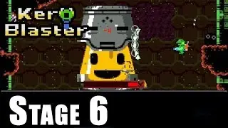 KERO BLASTER (PC) Walkthrough - Stage 6 TrainStation Gameplay HD