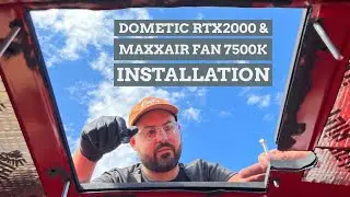 Dometic RTX2000 AC & MaxxFan Deluxe 7500K Installation in Ford Transit