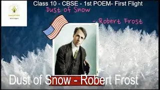 Dust of Snow - Robert Frost - Analysis/ Theme/ literary Devices