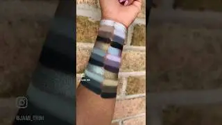 Blend bunny Longing eyeshadow palette swatches on deep skin