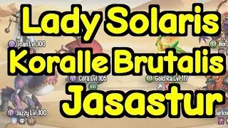 Monster Legends - Testing: Lady Solaris, Koralle Brutalis, Jasastur