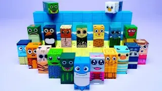 New Italian Brainrot toy Minecraft Magnetic unboxing Build Cubes ITALIAN BRAINROT Satisfying ASMR