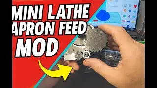 &ldquo;Mini Lathe Upgrade: Slower Apron Feed = Smoother Cuts&rdquo;
