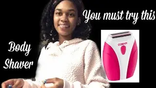 A BOMB LEG SHAVER + AMERICAN BULLY PUPPY | Latori Aelisha #CONAIR SATINY SMOOTH #ELECTRIC SHAVER