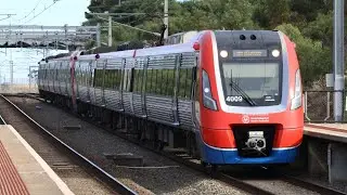 6 car transfer With #4009 & #4012 Thru Lonsdale - #4025 heading to Seaford