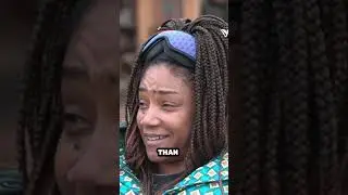 Tiffany Haddish emerging from 4 Days of Darkness Retreat