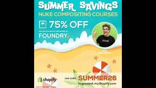 My Nuke compositing course is available now | endorsed by @Foundry
