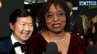 Ken Jeong & Mama Doris&rsquo; EPIC Emmys Red Carpet Collision! (Exclusive)