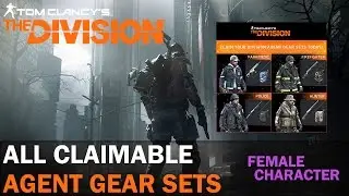 The Division All Claimable Agent Gear Sets FHD