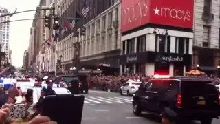 Pope Francis visits New York City 2015 Escorted by The U.S. Secret Service & NYPD