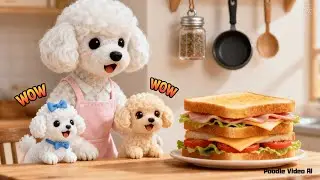 🌤🐩 Three Tiny Poodles + One Simple Sandwich. A Heartwarming Ending You Won’t Expect! - AI Animation