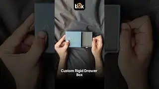 Custom Rigid Drawer Box #boxes #custombox #luxurypackaging #exploremore  #unboxelegance