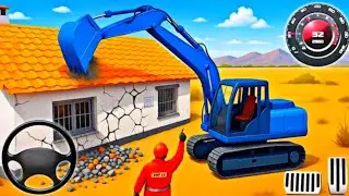 Real City Construction Simulator 3D - City Road Builder Excavator Trucks - Android Gameplay 