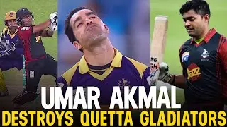 Umar Akmal&rsquo;s Blazing 93 Runs in Just 40 Balls | Lahore vs Quetta | HBL PSL 2016 | M1H1K