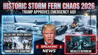 Winter Storm Fern 2026: Trump Emergencies, Immigration Shooting & Measles Surge