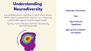 Neurodiversity Workshop (Hessy)