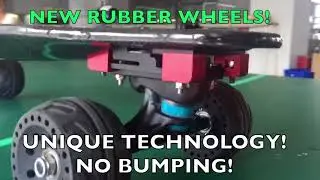 Super Carbon Fiber JCR Board with Anti-Bump Rubber Wheels