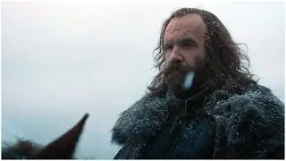 Game of Thrones S7E1 - Hound and  Brotherhood came across an abandoned farm