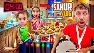 KUZEY ELİF SAHUR VLOG !! AİLECEK SAHUR YAPTIK !! İLK SAHURUMUZU HAZIRLADIK !!