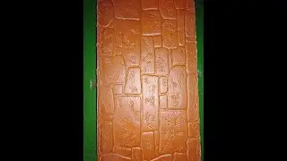 PE WPC fence with 3D embossing extrusion machine testing before delivery (Sophie 0086 15063923327)