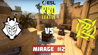 Группа B. G2 vs NIP. Map-2 Mirage. ESL Pro League Season 13