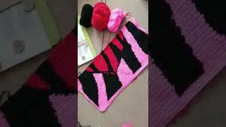 #vday #romantic #intarsia #heart #valentinesday #crochet #tapestry #wallhanging #graft by ANA VANILA