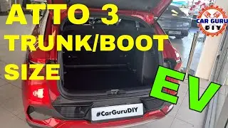 BYD Atto 3, boot/trunk size in centimeters #CarGuruDIY @CarGuruDIY