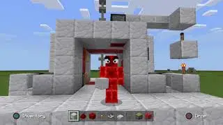 1.16 tutorial : 3x3 secret piston door * flush to wall * ( minecraft bedrock )