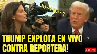 🚨 TRUMP EXPLOTA VS REPORTERA DE CNN SOLO POR HACERLE ESTA PREGUNTA