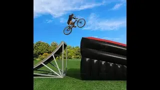 airbag landing, Inflatable Freefall Stunt Jump Air Bag