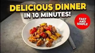 Warm Chicken & Bell Pepper Salad | Juicy, Colorful & Easy Skillet Recipe