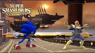 Super Smash Bros Ultimate Sonic Vs Captian Falcon