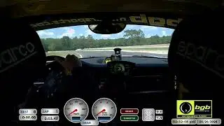 Scott Tepper and Ben Hedrick (white car) in Porsche's having fun at Roebling Road Raceway, 4/26/24.