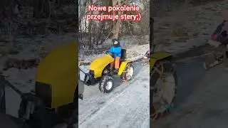 Kulig Traktorkiem samor&oacute;bką:) Traktorzysta na okresie pr&oacute;bnym:)