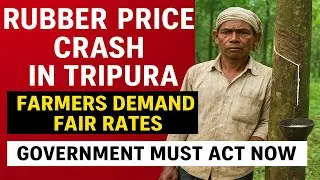 Rubber Price Crash in Tripura: Farmers Demand Fair Rates | Government Must Act Now