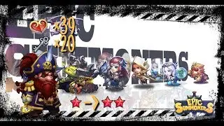 #5. Epic Summoners - 39 Silver Key & 20 Friend Summons + Hook 7star