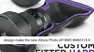 Altura Photo 8mm f/3.0 Professional for Canon Wide Angle Lens Aspherical Fisheye Lens